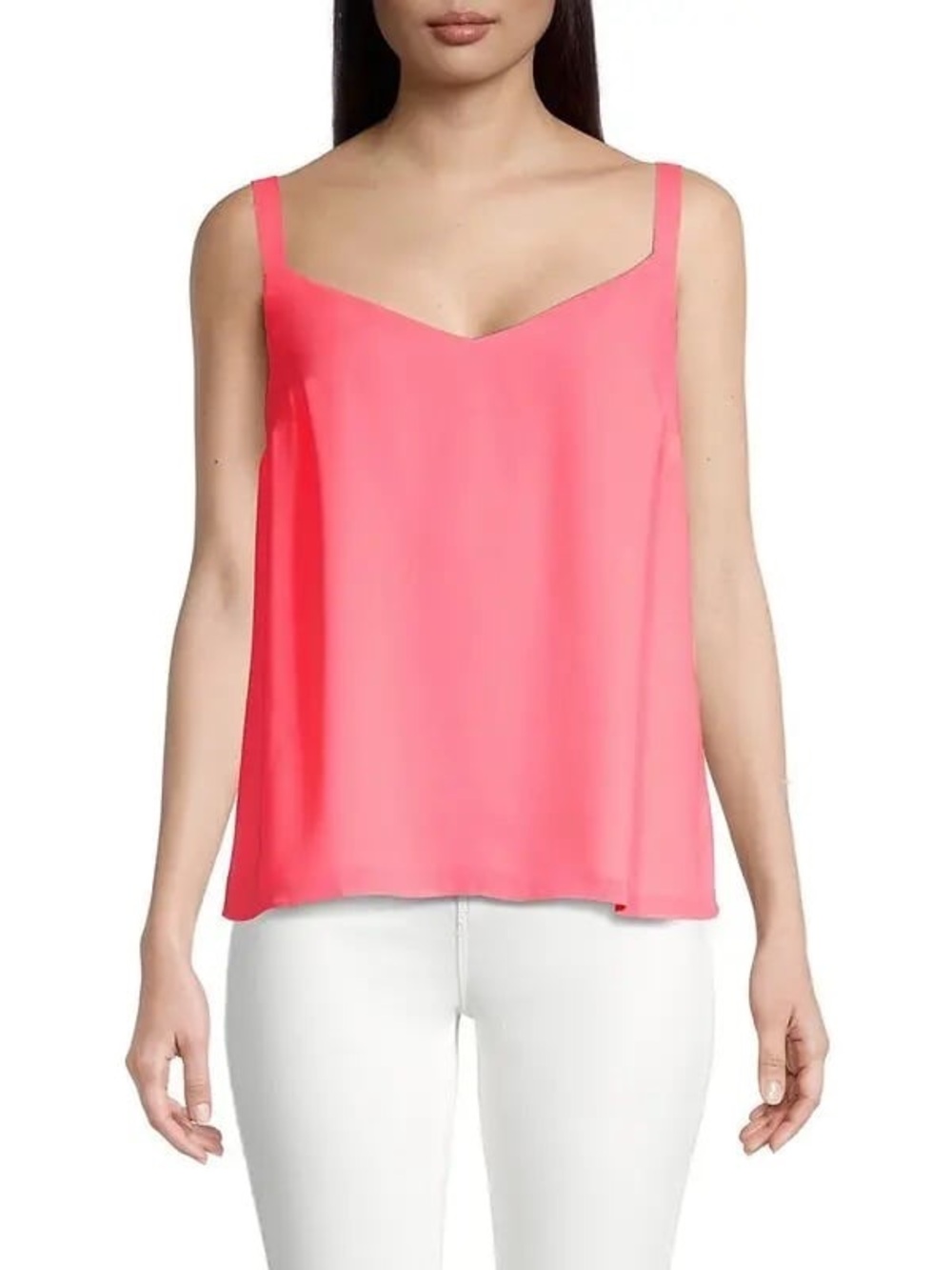 Lilly Pulitzer Nadia Coral Pink Tank Top with Adjustable Straps